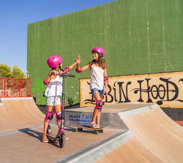 ¡novedad! skatepark! Parque Vacacional Magic Robin Hood Alfaz del Pi